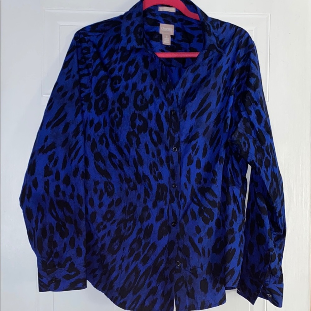 Chico’s Button Up - Leopard